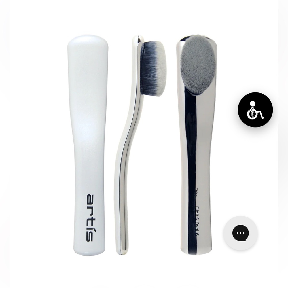 artis makeup brush set (5 piece) - digit collection. Hardly used.